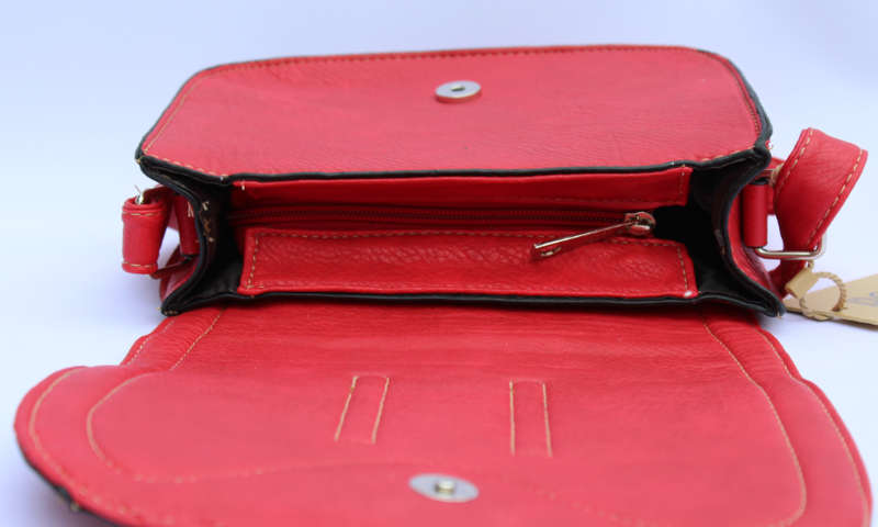 Small Crossbody Handbag - Red