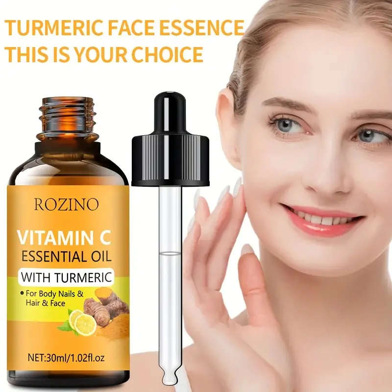 Vitamin C Essential Oil with Turmeric for All Skin Types - 30ml/1.02fl.o