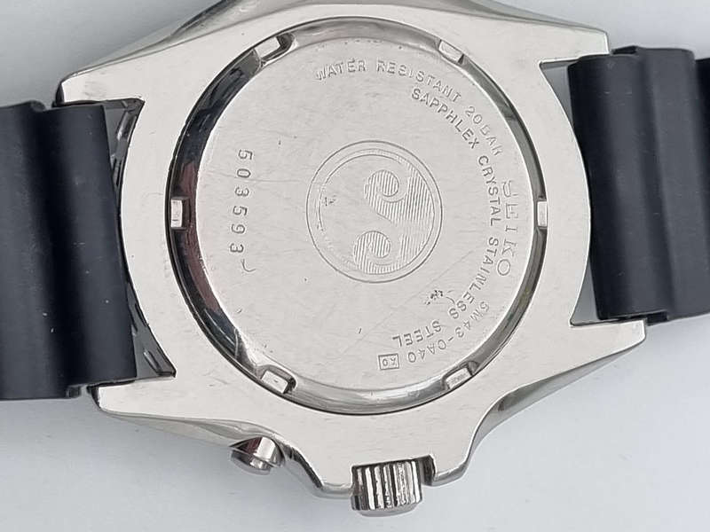 ## Seiko Divers watch - adjustable Large wrist fit - Good condition ##
