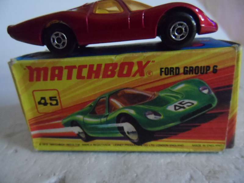 Matchbox Superfast 45 Ford Group 6- red met- mint boxed
