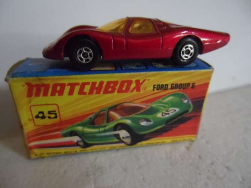 Matchbox Superfast 45 Ford Group 6- red met- mint boxed