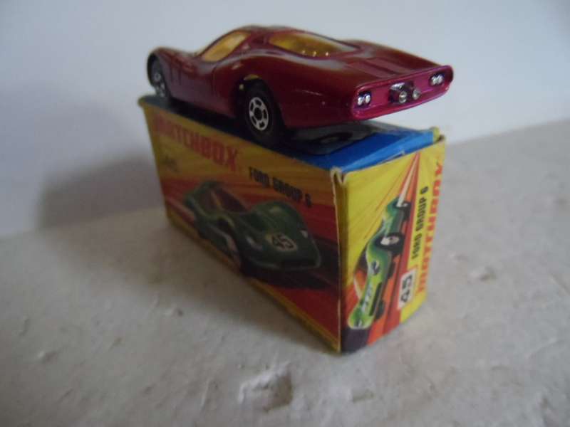 Matchbox Superfast 45 Ford Group 6- red met- mint boxed