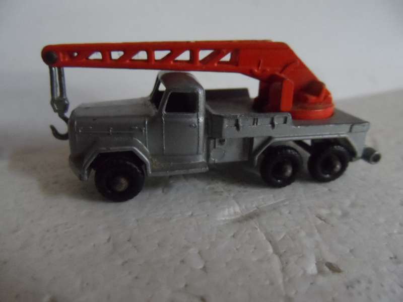 Matchbox Lesney Moko 30b Magirus Deutz Crane Truck 1961 BPW Regular Wheels