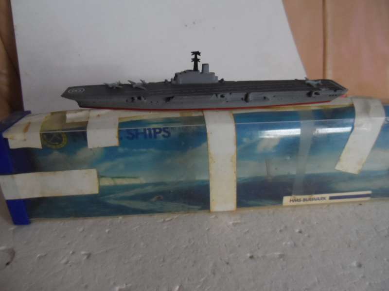 VINTAGE MINIC DIECAST  M751 HMS BULWARK Aircraft Carrier - BOXED   [M29]