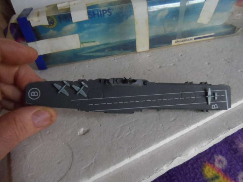 VINTAGE MINIC DIECAST  M751 HMS BULWARK Aircraft Carrier - BOXED   [M29]