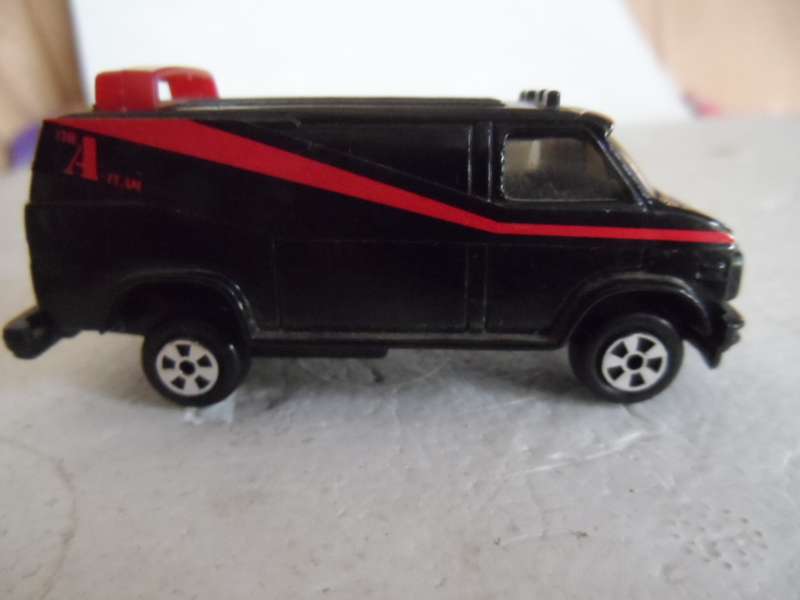 VINTAGE 1983 ERTL The A-Team GMC Black Panel Van