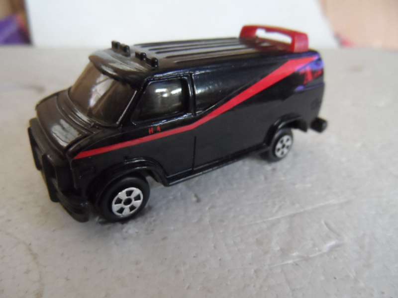VINTAGE 1983 ERTL The A-Team GMC Black Panel Van