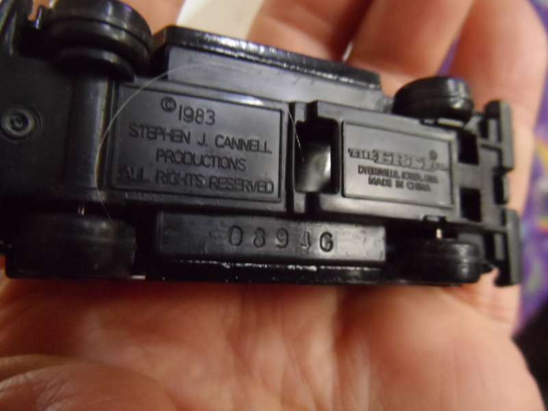 VINTAGE 1983 ERTL The A-Team GMC Black Panel Van