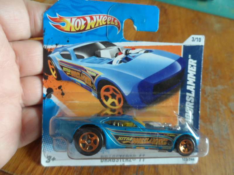 Hot Wheels 2011 HW Drag Racers Nitro Doorslammer blue,  [M58]