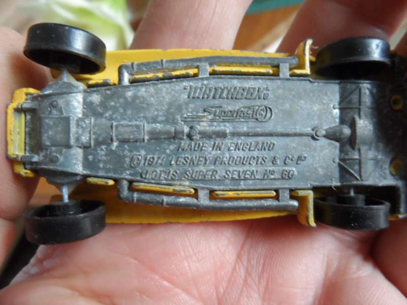 MATCHBOX SUPERFAST No.60 LOTUS SUPER SEVEN MADE IN ENGLAND 1975 - 1977 BY LESNEY