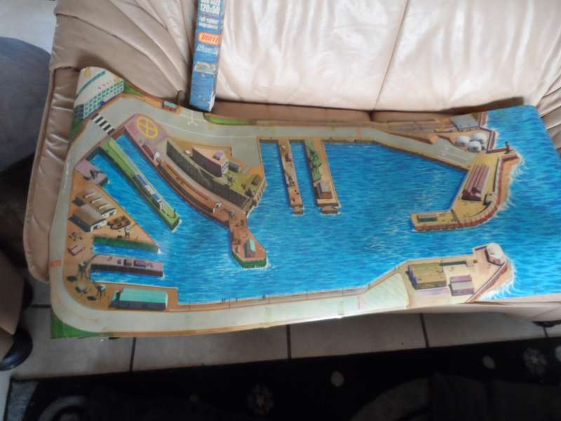 Matchbox PM HARBOUR SEA  Playmat In Its Original Box  Vintage  Item
