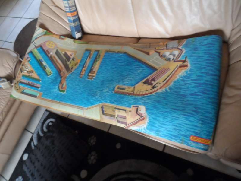 Matchbox PM HARBOUR SEA  Playmat In Its Original Box  Vintage  Item