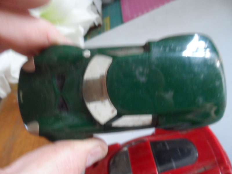 v-power ferrari and kit bashed display car- one bid for both-  [m22]