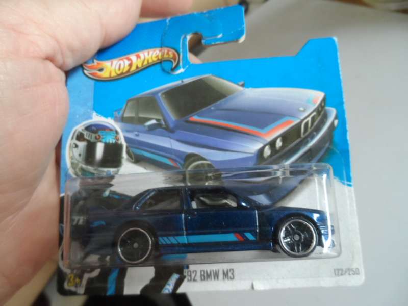 2013 Hot Wheels 92 BMW M3 HW Showroom HW All Stars Short Card 172/250  [M48]