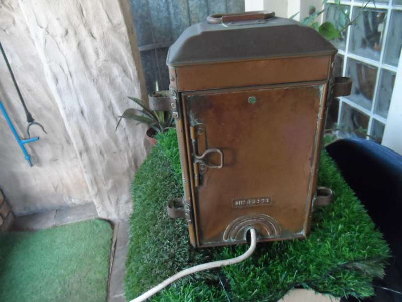 VINTAGE SHIPS COPPER LANTERN.