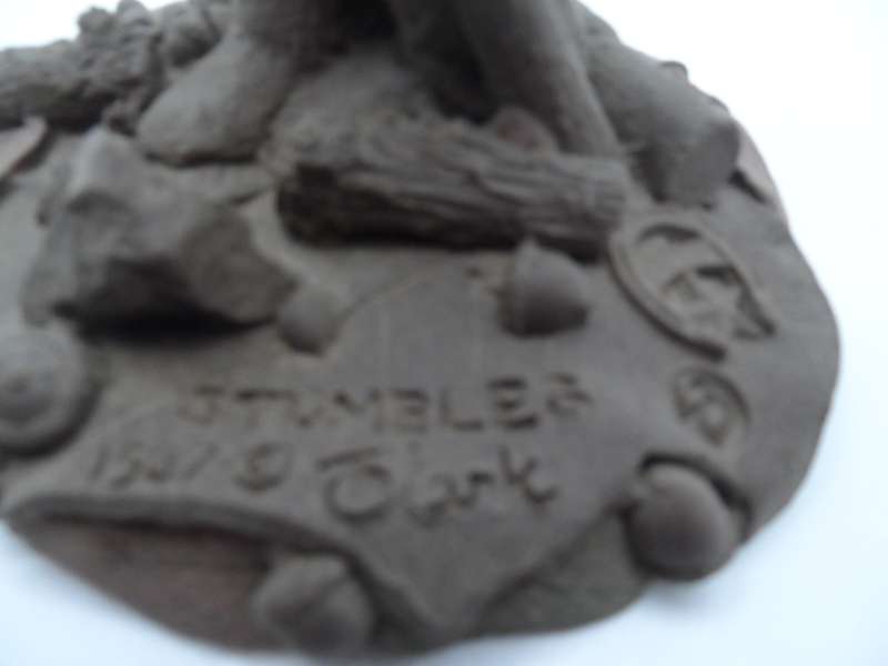 TOM CLARK Singing Day 10.21.91 Gnome: 1987 Stumbles # 43  - 18 cm tall ---[303]