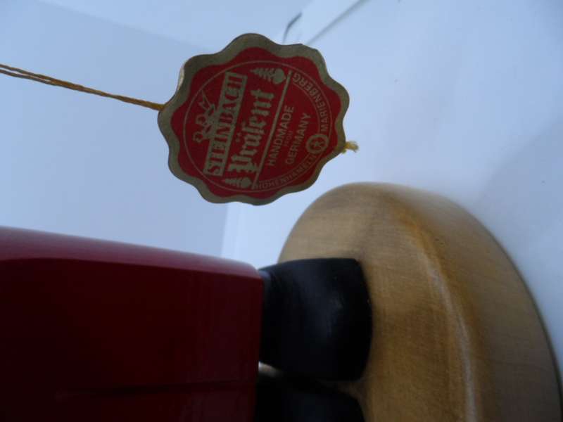 STEINBACH CHUBBY KING S741 RED GERMANY NUTCRACKER 12" VERY RARE  [Y303]