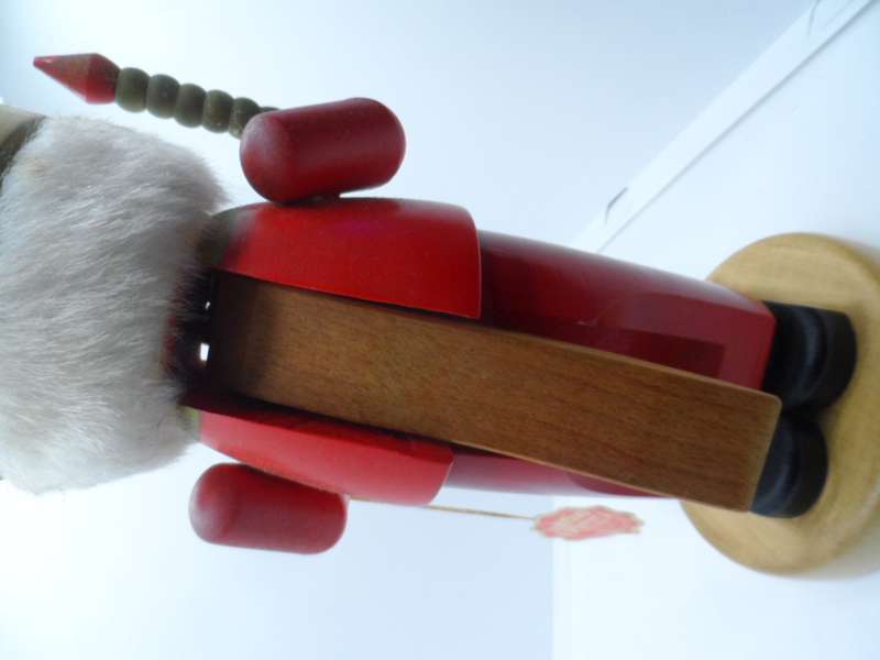STEINBACH CHUBBY KING S741 RED GERMANY NUTCRACKER 12" VERY RARE  [Y303]