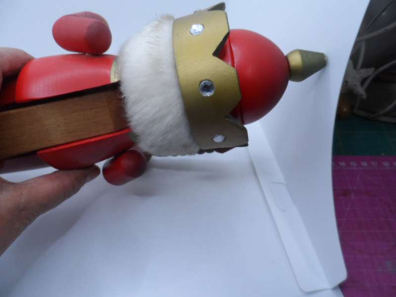 STEINBACH CHUBBY KING S741 RED GERMANY NUTCRACKER 12" VERY RARE  [Y303]