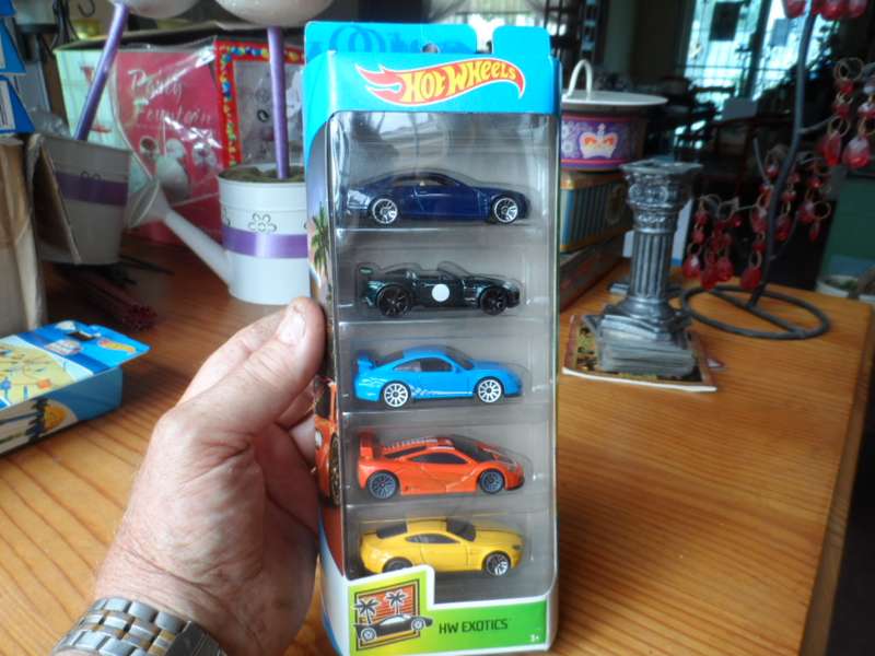 Hot Wheels 5 Packs -HW Exotics 2019