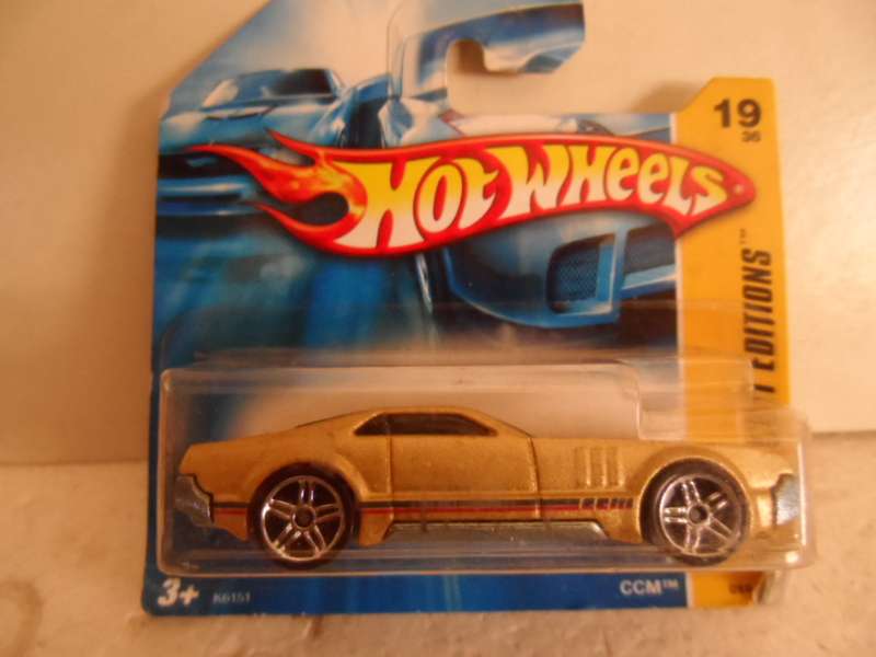 Hot Wheels 2007 NEW MODELS CCM Country Club Muscle #19 Gold -sealed short card- [m52]
