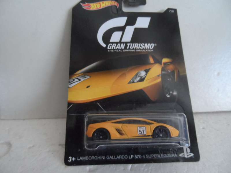 Hot Wheels - 2016 - Lamborghini Gallardo LP 570-4 Superleggera - G T #7- sealed long card- [m52]