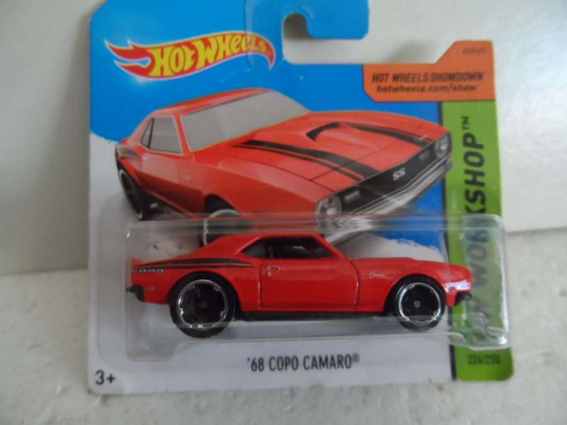 2014 Hot Wheels HW Workshop '68 Copo Camaro #224  -sealed short card- [m52]