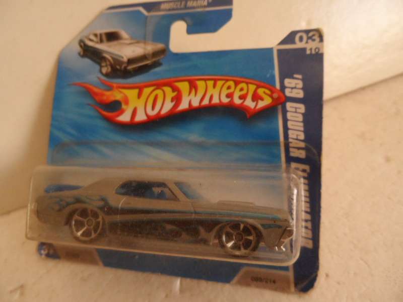 Hot Wheels 1969 Cougar Eliminator Muscle Mania- sealed Short Card [m49]