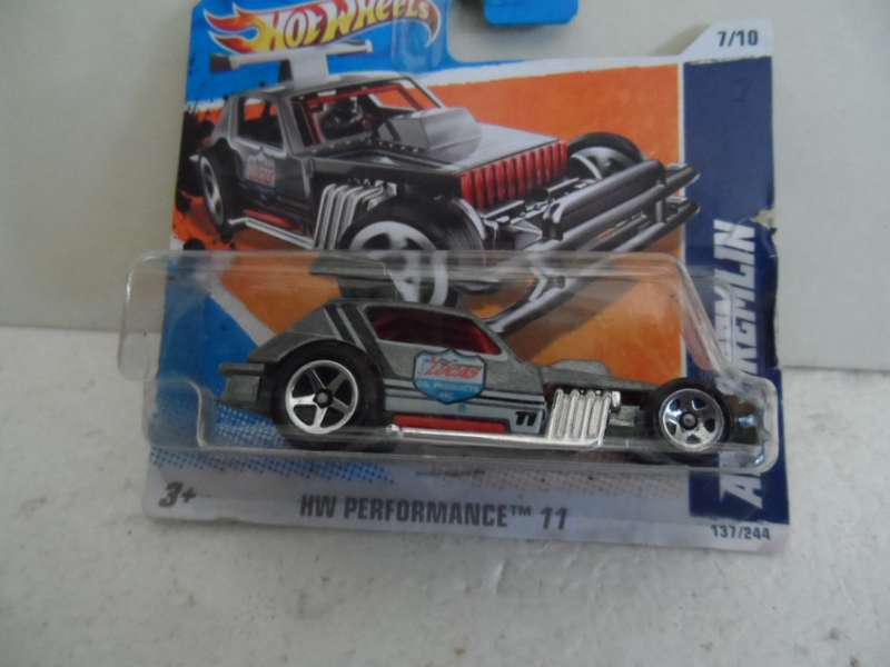 Hot Wheels AMC Gremlin  HW Performance silver-sealed short card- [m51]
