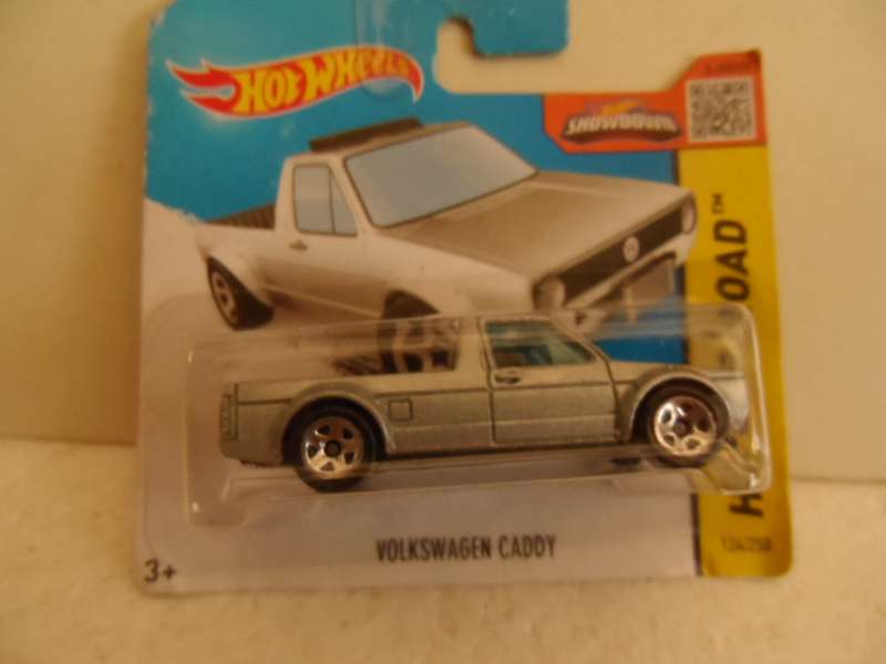 HOT WHEELS VOLKSWAGEN CADDY, SILVER, HW OFF-ROAD, #124/250 2015- sealed short card- [m51]