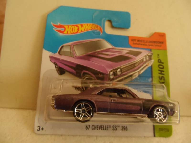 Hot Wheels BFV57 '67 Chevelle Ss 396 1/64 " Hw Workshop -sealed short card-[m53]