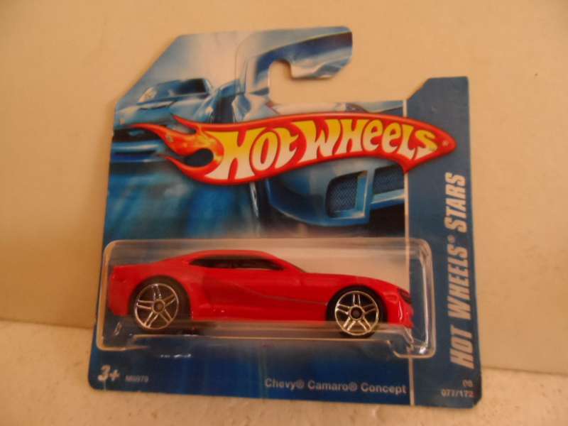 2007 Hot Wheels #2 New Models 2/36 CHEVY CAMARO CONCEPT - sealed short card-[m47]