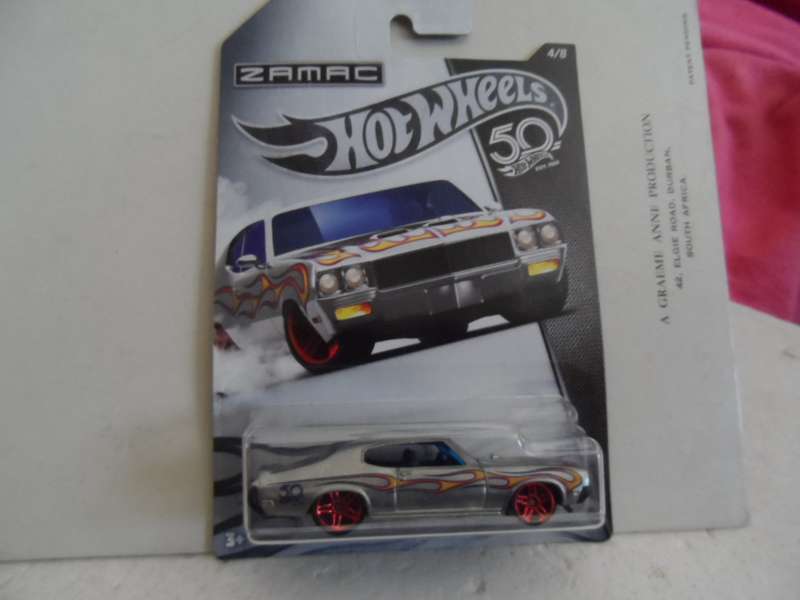 2018 Hot Wheels 50th Anniversary Zamac #4 70 Buick GSX-sealed long card- [m47]