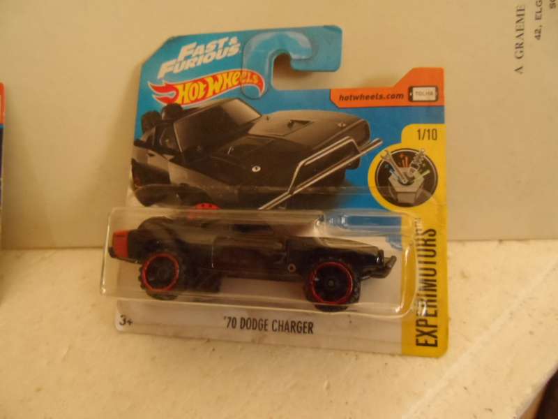 2015 Hot Wheels EXPERIMOTORS #1/10 FAST & FURIOUS '70 Dodge Charger 4/365 Black-sealed-[m50]