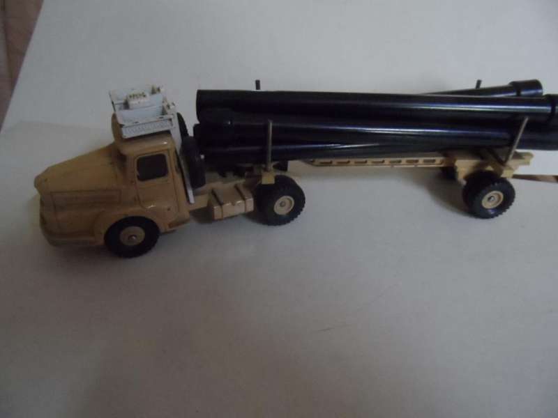 Dinky Supertoys 893 Tracteur Unic Saharien Pipe Truck made in France boxed  [d24]