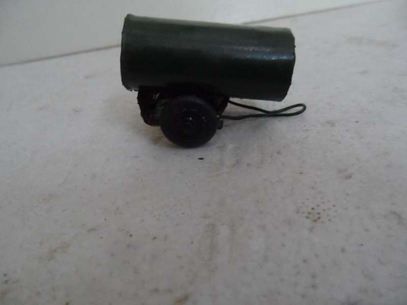 Vintage Dinky Toys No. 623 Army Wagon Truck with driver England Meccano and custom trailer [m26]