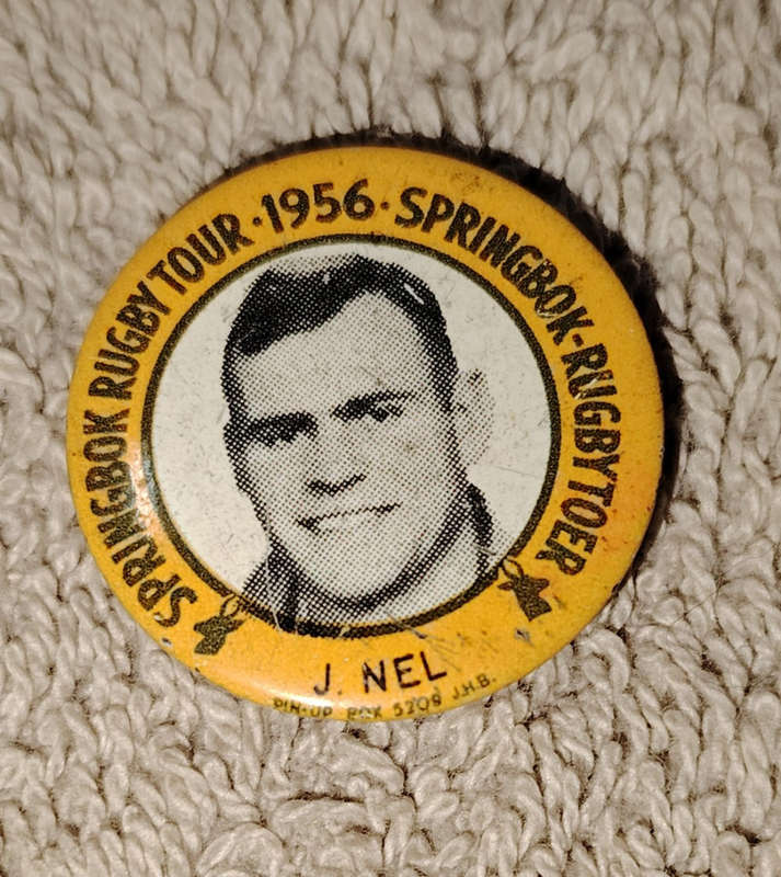 Springbok 1956 rugby tour J. Nel
