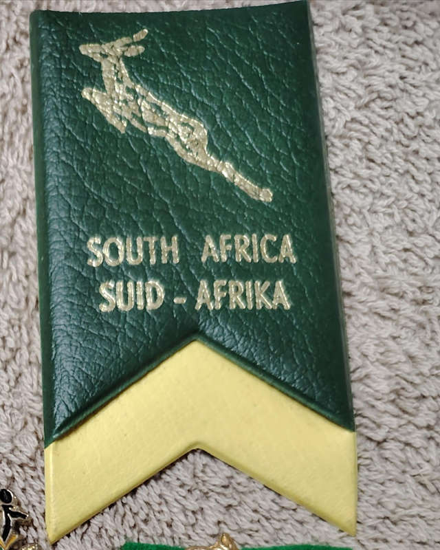 Vintage South African Vinyl ribbon