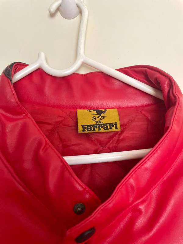 Vintage Ferrari F1 leather jacket - XL