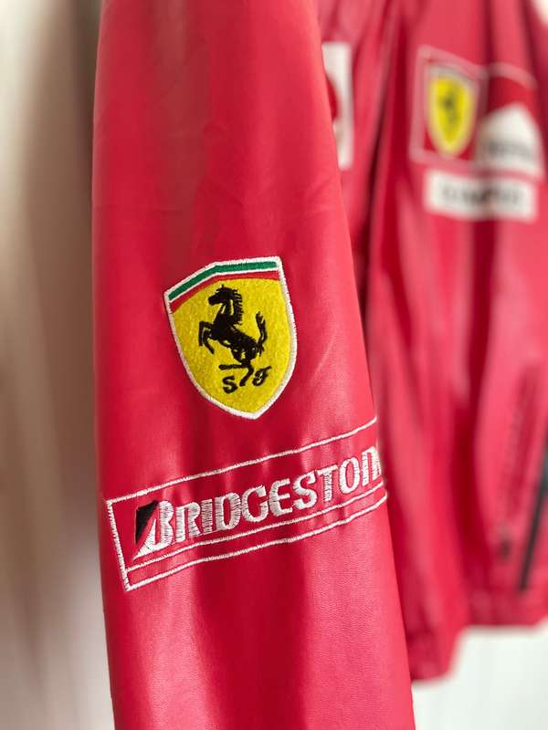 Vintage Ferrari F1 leather jacket - XL