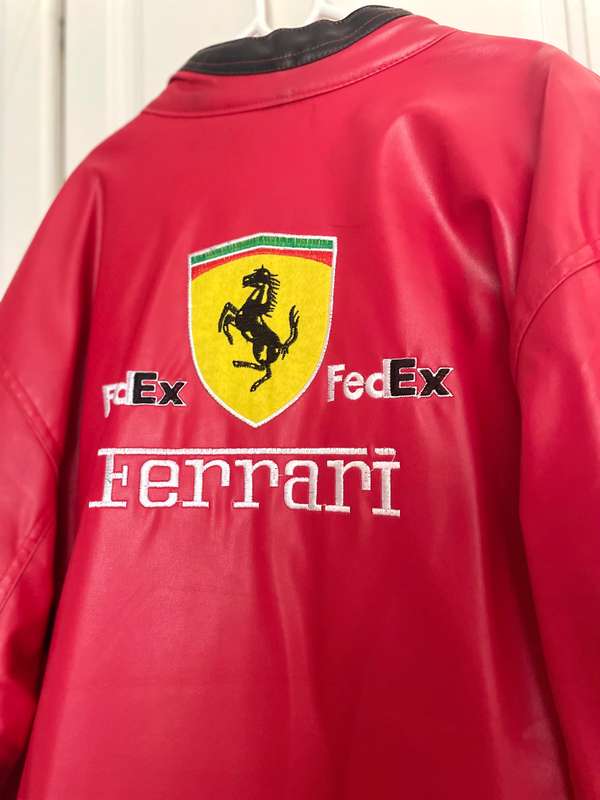 Vintage Ferrari F1 leather jacket - XL