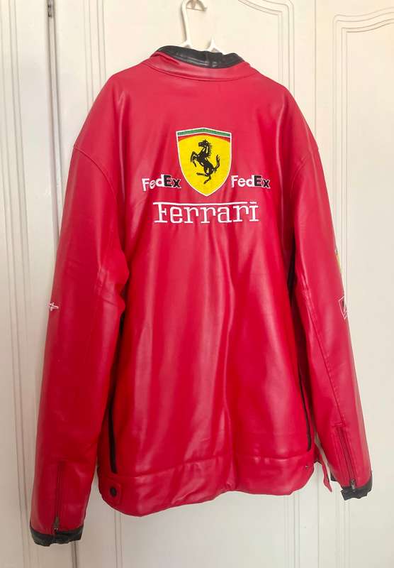 Vintage Ferrari F1 leather jacket - XL