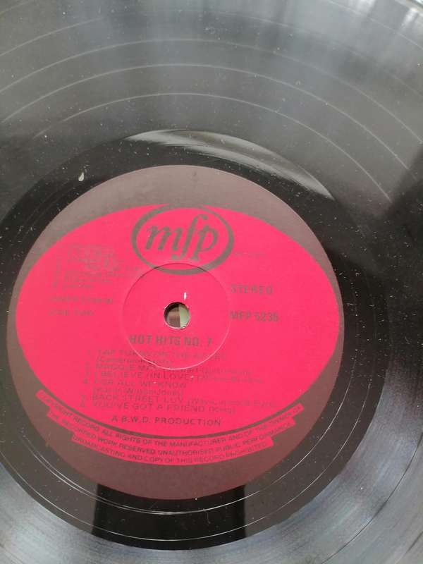 Hot Hits No 7 LP