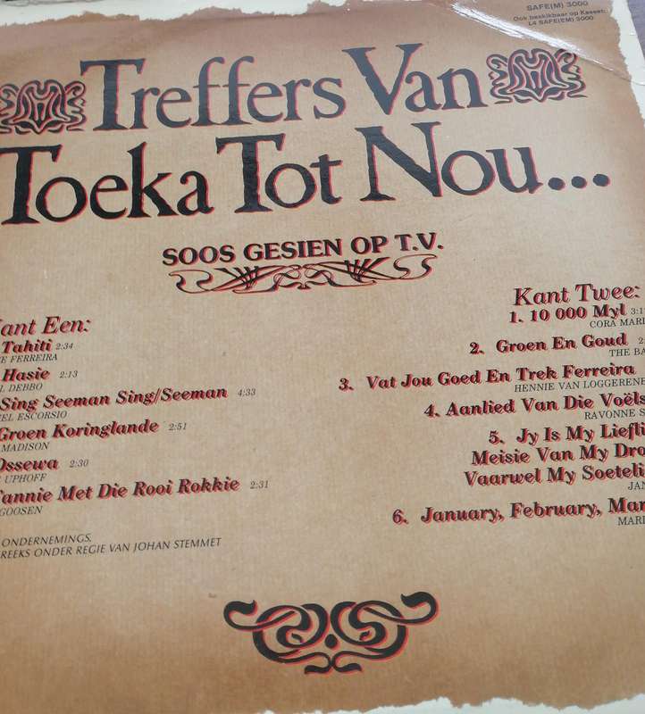 Treffers van Toeka tot Nou... LP