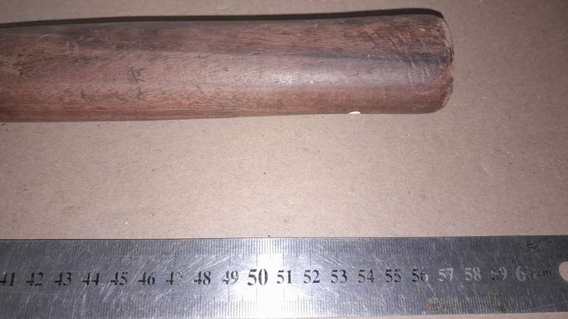 Vintage Japanese Tuna/Whale cutting knife - Long Handle - Makers Mark on blade