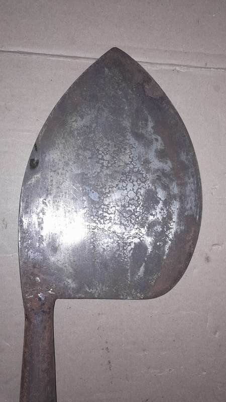 Vintage Japanese Tuna/Whale cutting knife - Long Handle - Makers Mark on blade