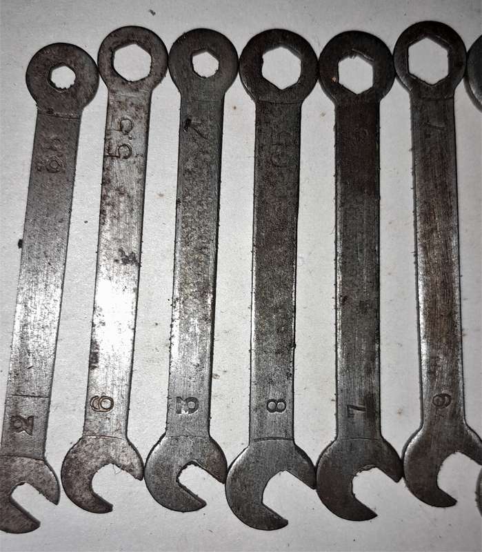 15 Spanners as per pictures - bid per spanner