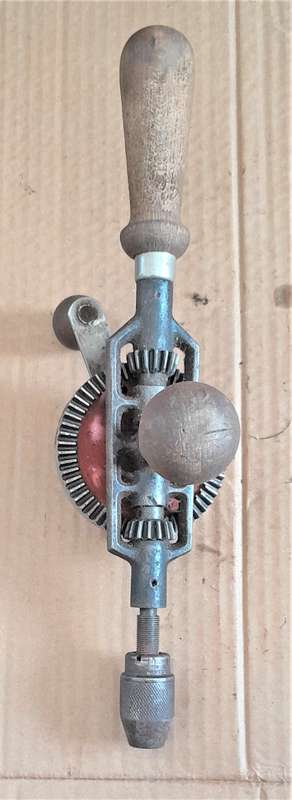 Stanley No803 & 4 other Eggbeater Hand Drills - 3 missing chuck  - As per pictures