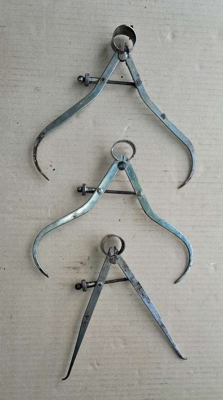 3 German GROZ Calipers - As per pictures