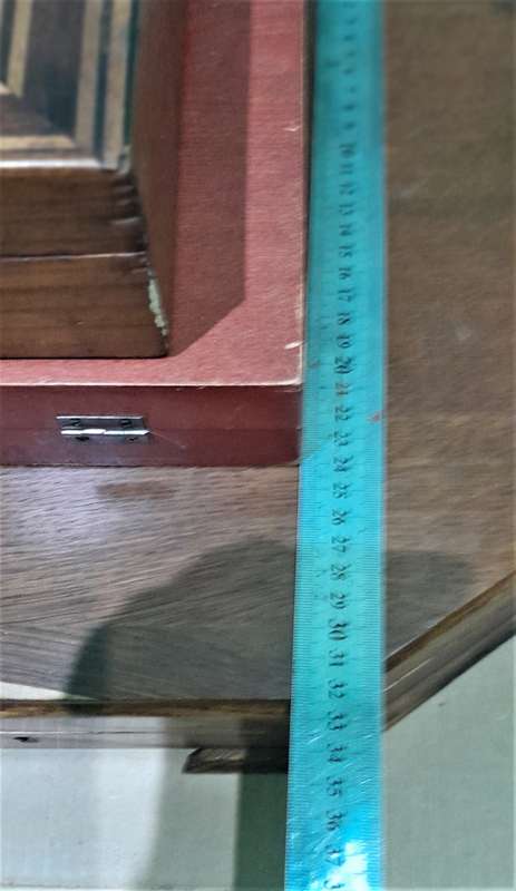 3 Wooden Storage Boxes, includes a cutlery & sewing kit - as per pictures